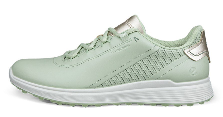 ECCO S-Casual dámské kožené golfové voděodolné boty, matcha