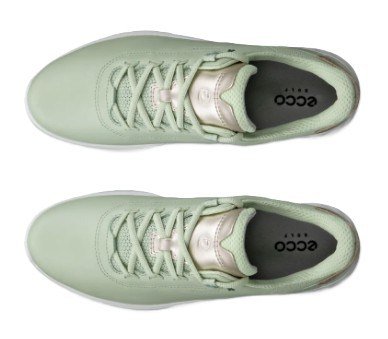ECCO S-Casual dámské kožené golfové voděodolné boty, matcha