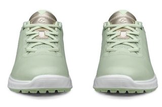 ECCO S-Casual dámské kožené golfové voděodolné boty, matcha