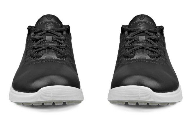 Ecco S-Casual pánské kožené golfové voděodolné boty, černé
