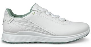 Ecco S-casual pánské kožené golfové voděodolné boty, bílé