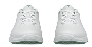 Ecco S-casual pánské kožené golfové voděodolné boty, bílé