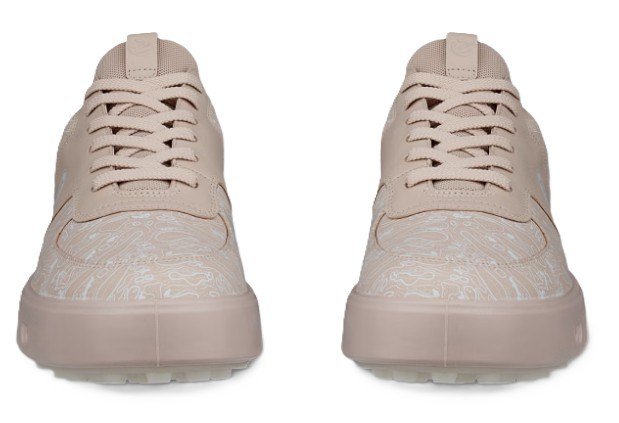 Ecco Golf Street 720 dámské kožené Gore-Tex golfové boty, rose dust