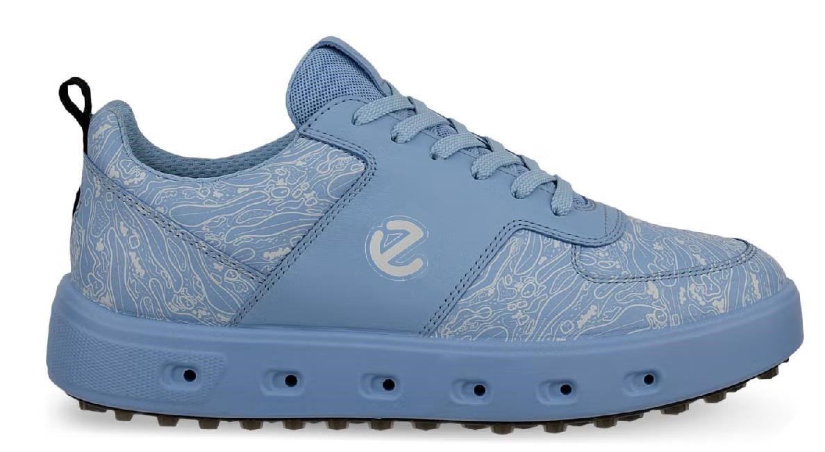 Ecco Street 720 dámské kožené Gore-Tex boty, blue bell