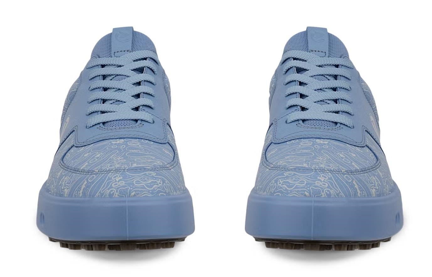 Ecco Street 720 dámské kožené Gore-Tex boty, blue bell