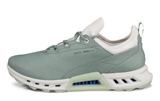 Ecco Biom C4 dámské kožené Gore-Tex golfové boty, sedum green