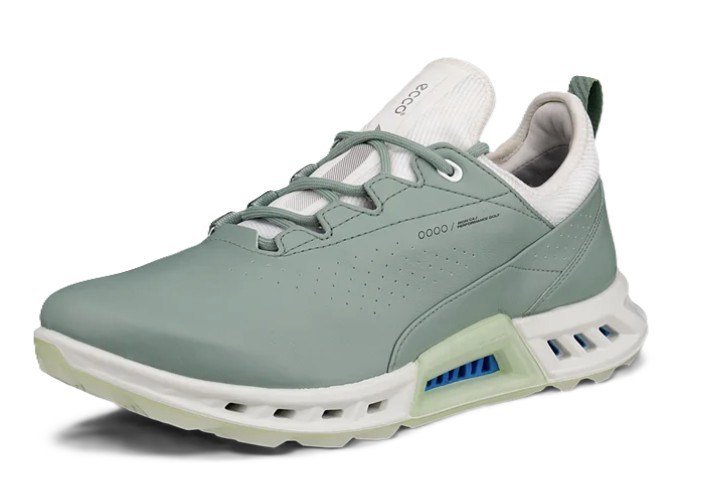 Ecco Biom C4 dámské kožené Gore-Tex golfové boty, sedum green