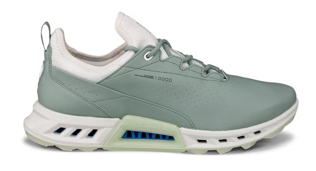 Ecco Biom C4 dámské kožené Gore-Tex golfové boty, sedum green