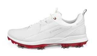 Ecco Biom Tour dámské kožené golfové voděodolné boty, bílé