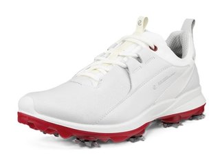 Ecco Biom Tour dámské kožené golfové voděodolné boty, bílé