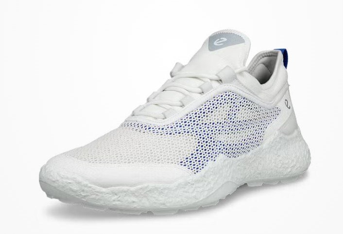 Ecco Biom H5 pánské textilní golfové boty, bílé