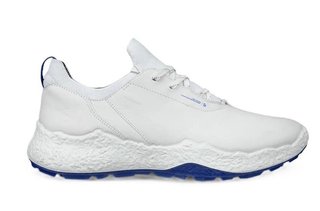 Ecco Biom H5 pánské kožené golfové voděodolné boty, bílý