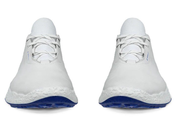 Ecco Biom H5 pánské kožené golfové voděodolné boty, bílý