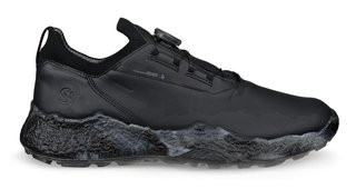 Ecco Biom H5 Boa pánské kožené golfové voděodolné boty, černé
