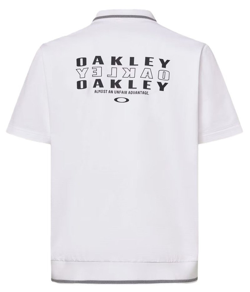 Oakley O-SYNC PACK ABSTRACT HEM pánské polo, bílé