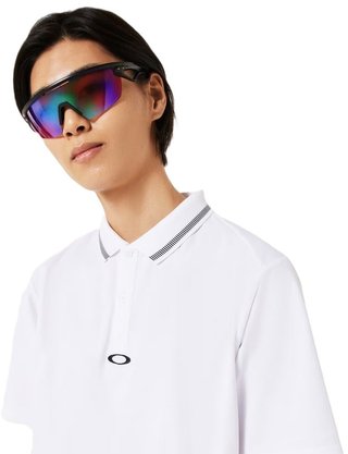 Oakley O-SYNC PACK ABSTRACT HEM pánské polo, bílé