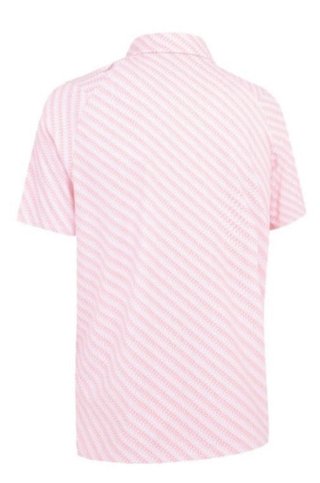 Callaway Twill Print pánské polo, strawberry pink