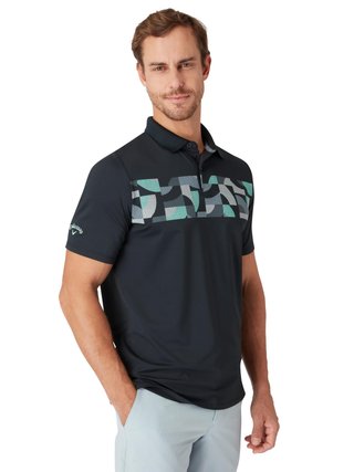 Callaway Optical ‘C’ pánské polo, caviar
