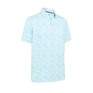 Callaway Kaleidoscope Chev pánské polo, arctic paradise