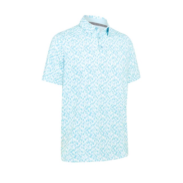 Callaway Kaleidoscope Chev pánské polo, arctic paradise