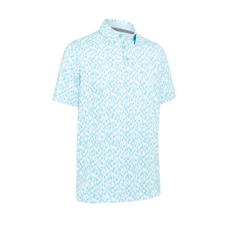Callaway Kaleidoscope Chev pánské polo, arctic paradise