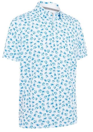 Callaway Crab Novelty Print pánské polo, bílé