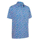 Callaway Crab Novelty Print pánské polo, galaxy blue