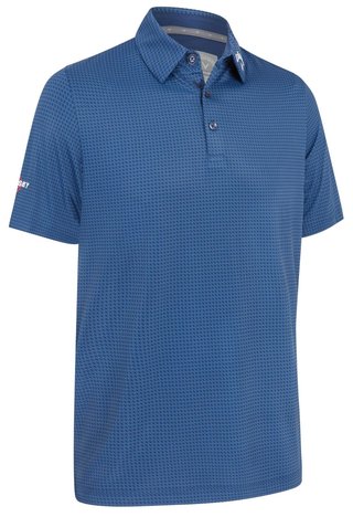 Callaway Odyssey Print pánské polo, tmavě modré