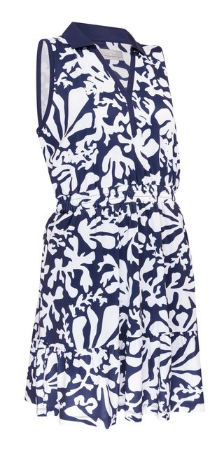 Callaway Abstract Floral golfové šaty, modré