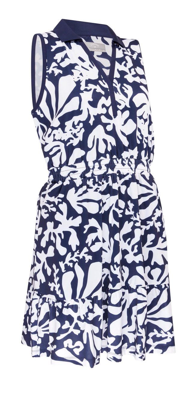 Callaway Abstract Floral golfové šaty, modré