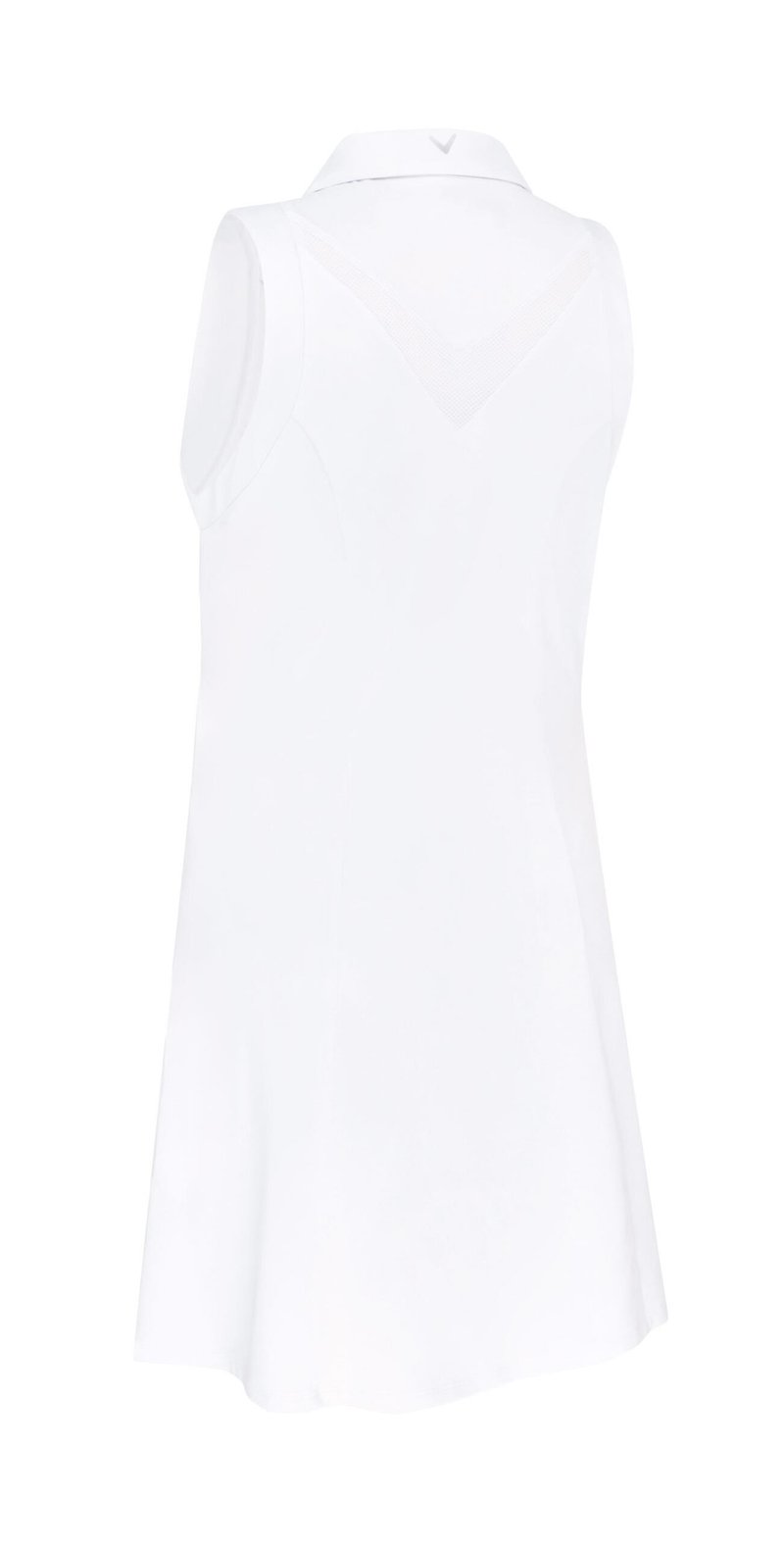 Callaway Flounce Dress with Mesh golfové šaty, bílá