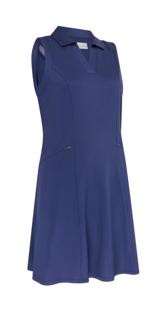 Callaway Flounce Dress with Mesh golfové šaty, modré