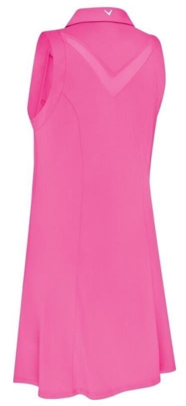 Callaway Flounce Dress with Mesh golfové šaty, růžové
