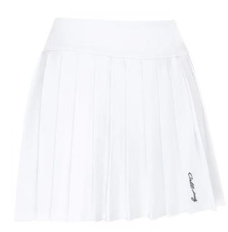 Callaway 16" Pleated golfová sukně, bílá