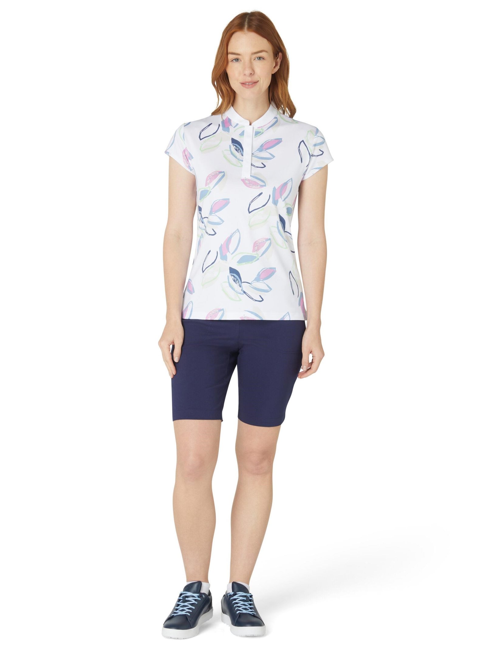 Callaway Linear Petals dámské polo, bílé