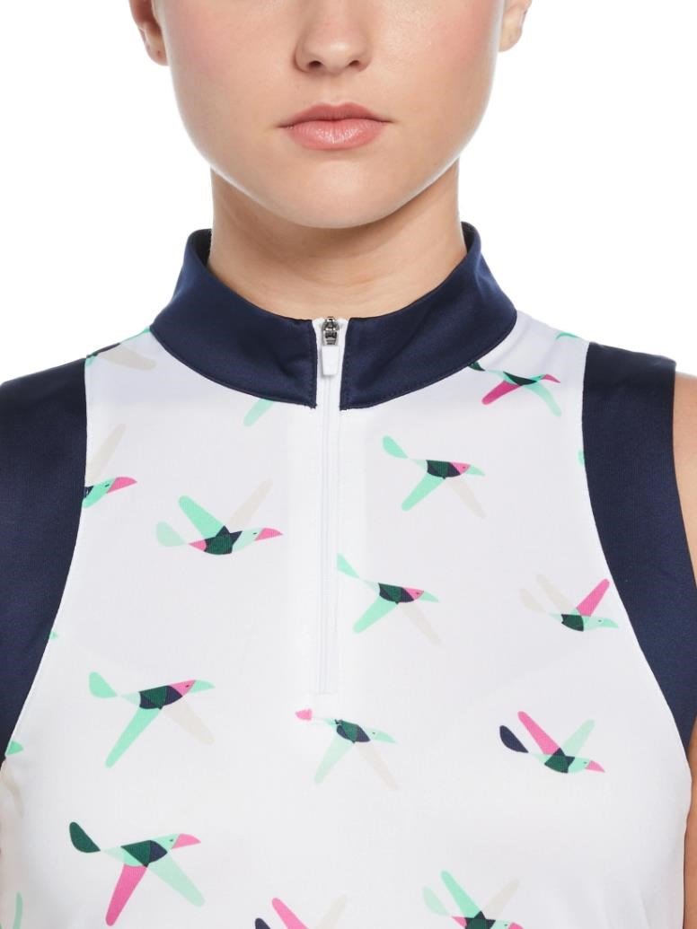 Callaway Engineered Birdie Sleeveless dámské polo, brilliant white