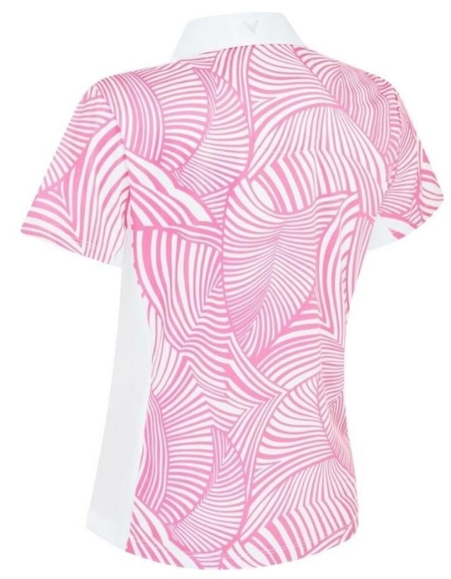 Callaway Stencil Floral dámské polo, růžové