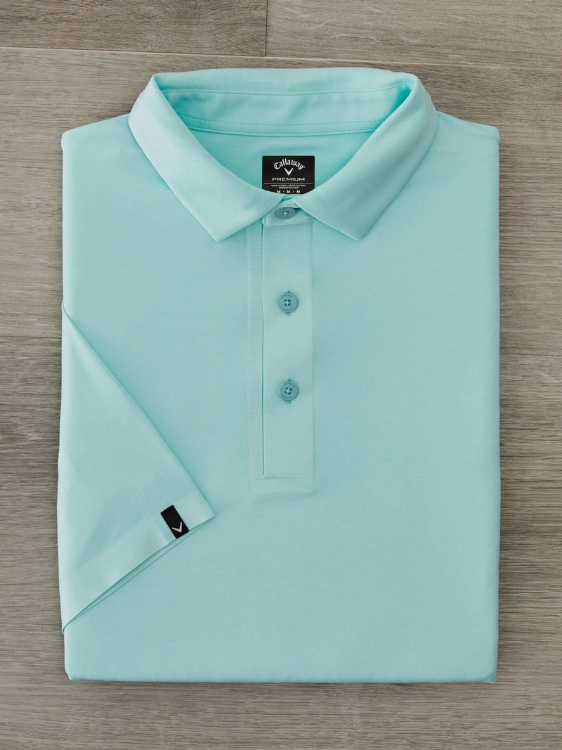 Callaway Premium Jacquard pánské polo, birds egg green