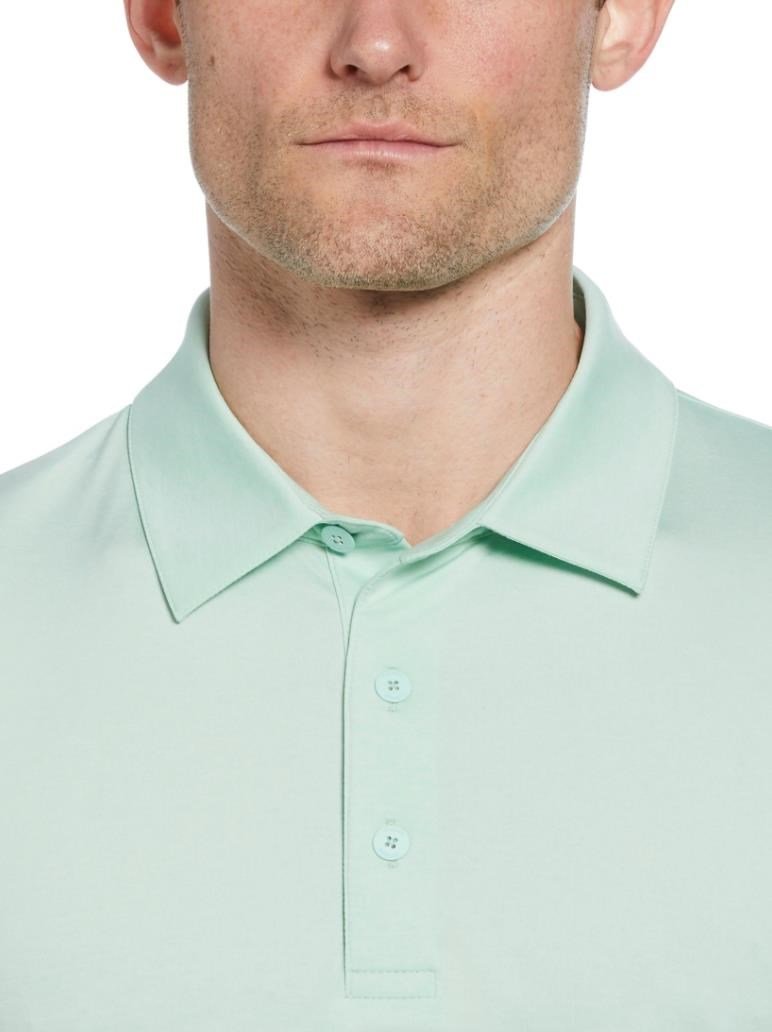Callaway Premium Heathered pánské polo, birds egg green heather