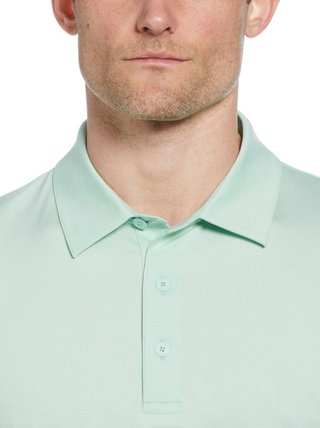 Callaway Premium Heathered pánské polo, birds egg green heather