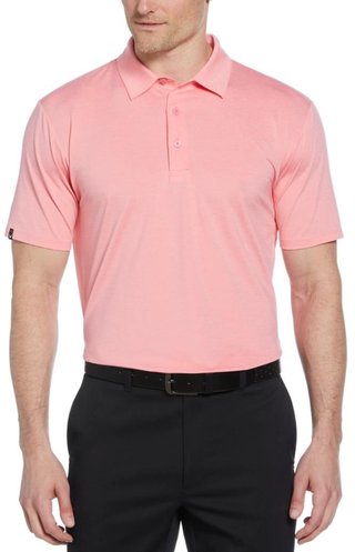 Callaway Premium Heathered pánské polo, strawberry pink heather