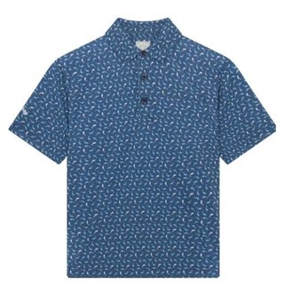 Callaway Dolphin Print dětské polo, peacoat