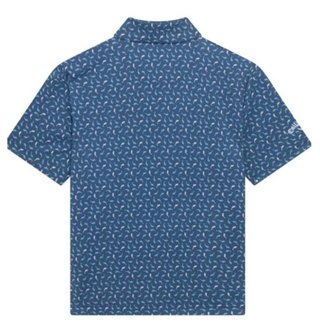 Callaway Dolphin Print dětské polo, peacoat