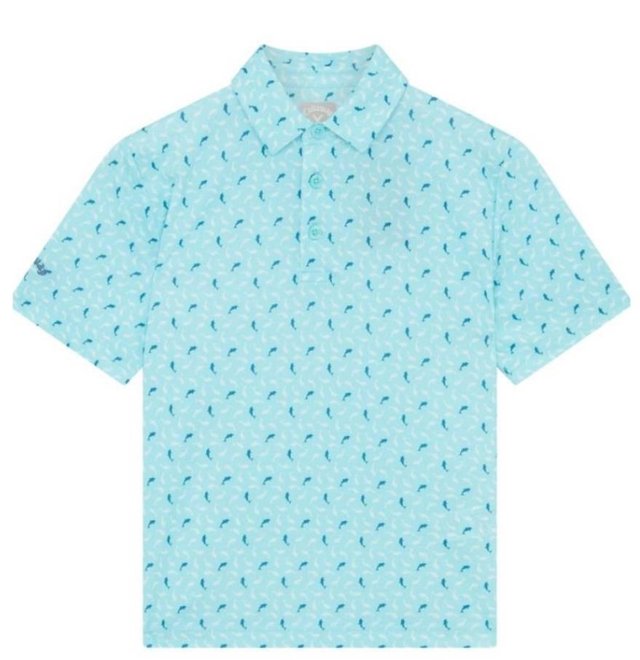 Callaway Dolphin Print dětské polo, blue radiance