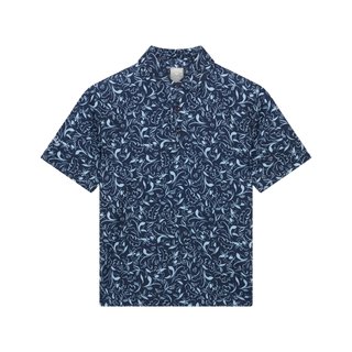 Callaway Floral Print dětské polo, modré