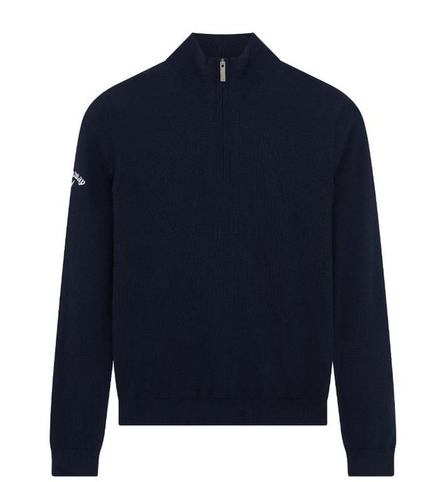 Callaway Junior 1/4 Zip chlapecký svetr, navy blue