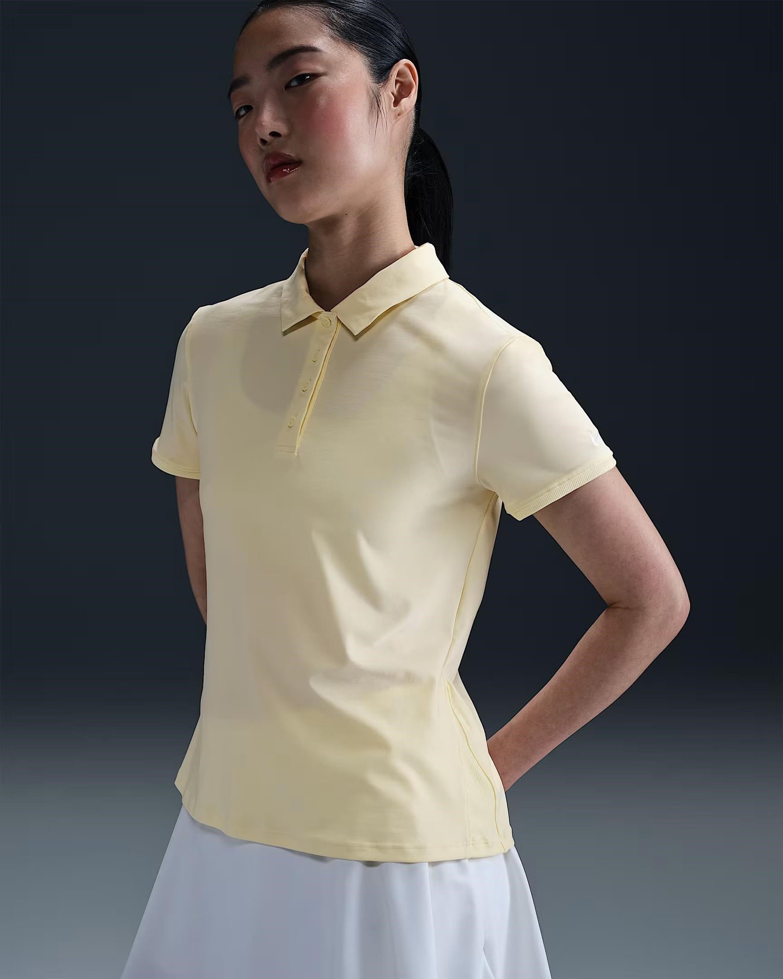 Nike Victory Dri-FIT SS dámské polo, alabaster/white