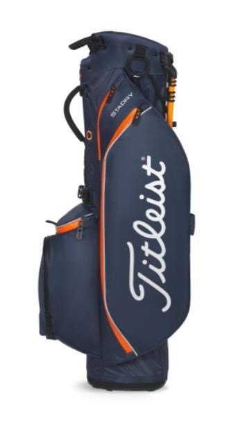 Titleist Players StaDry 4 stand bag, navy/marble/bonfire
