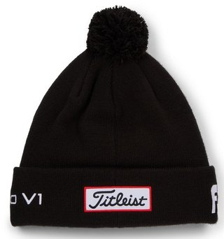 Titleist Tour Pom Pom zimní čepice, černá
