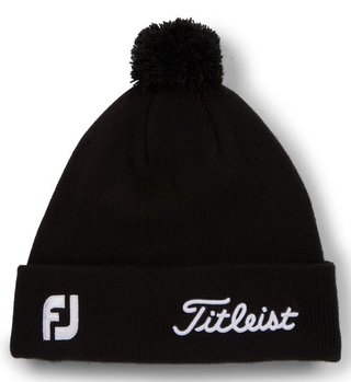Titleist Tour Pom Pom zimní čepice, černá